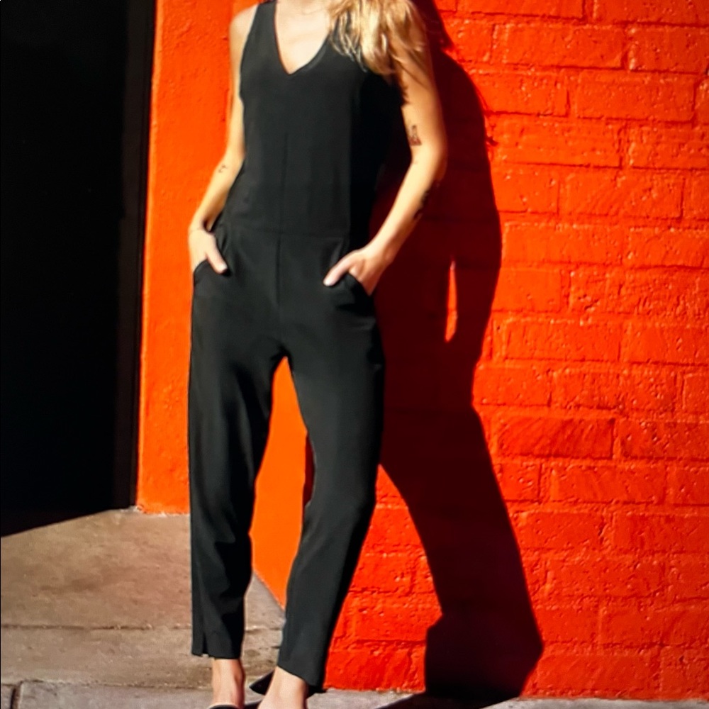 👑 2/$100! Athleta Black Jumpsuit